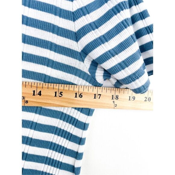 Madewell Slim Ribbed Tee Sandoval Stripe Size XL‎ - Picture 6 of 6
